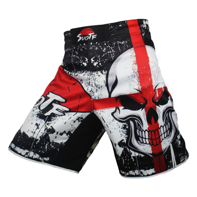 White Skull MMA  boxing Shorts - Goods Shopi