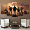 5 Piece military Painting soldiers Canvas - Goods Shopi