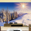 3D Mural Wallpaper Landscape Pine Forest Snow - Goods Shopi