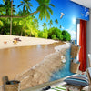 Wallpaper 3D Seaside Landscape Nature - Goods Shopi