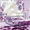 3D Mural Wallpaper Floral Living Room - Goods Shopi