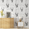 Wallpaper Deer Head Wall Sticker - Goods Shopi