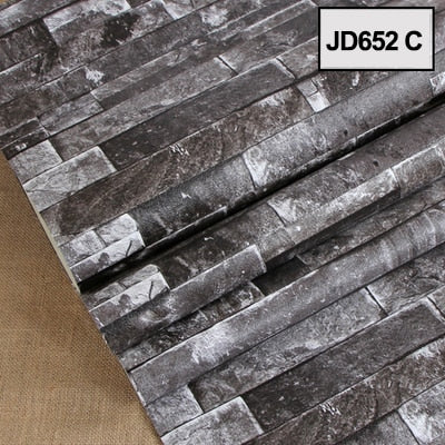 3D Roll Wallpaper Brick Stone - Goods Shopi
