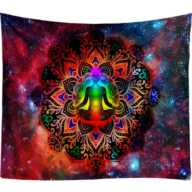 Tapestry Wall Hanging Indian  Chakra - Goods Shopi