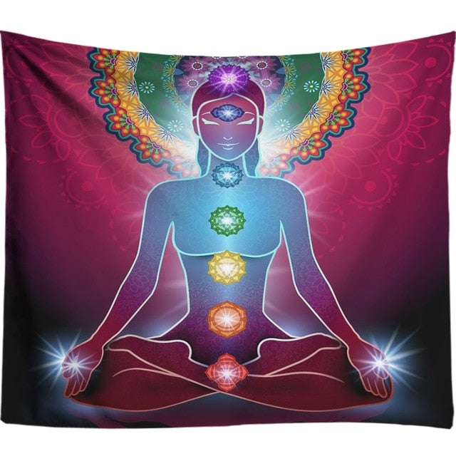 Tapestry Wall Hanging Indian  Chakra - Goods Shopi