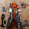 3D Mural Wallpaper Harley motorcycle